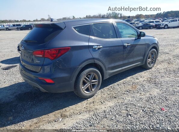 5NMZT3LB3HH011325 2017 HYUNDAI SANTA FE SPORT Синий Задняя правая четверть