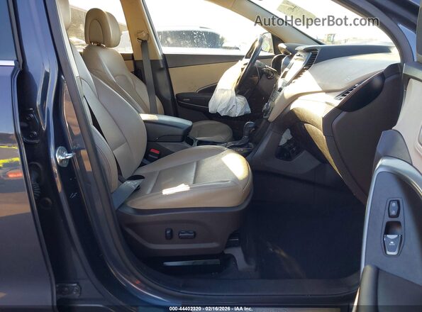 5NMZU3LB2JH069848 2018 HYUNDAI SANTA FE SPORT Серый Вид салона спереди