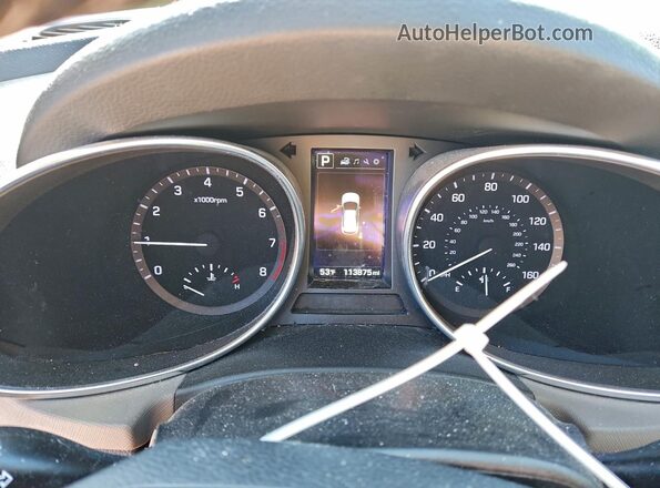 5NMZU3LB4HH015364 2017 HYUNDAI SANTA Серый Вид щитка приборов