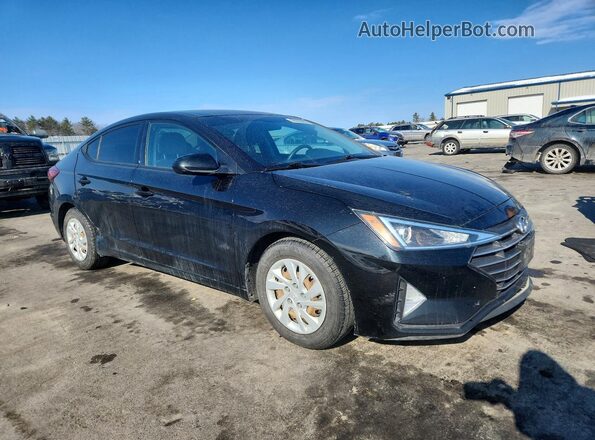 5NPD74LF1KH455756 2019 HYUNDAI ELANTRA Black Przód prawy