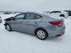 2019 Hyundai Elantra Se Серый vin: 5NPD74LF3KH424864
