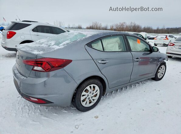 5NPD74LF3KH424864 2019 HYUNDAI ELANTRA Серый Задняя правая четверть