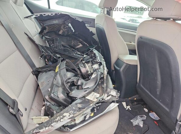 5NPD74LF3KH424864 2019 HYUNDAI ELANTRA Серый Вид задних сидений