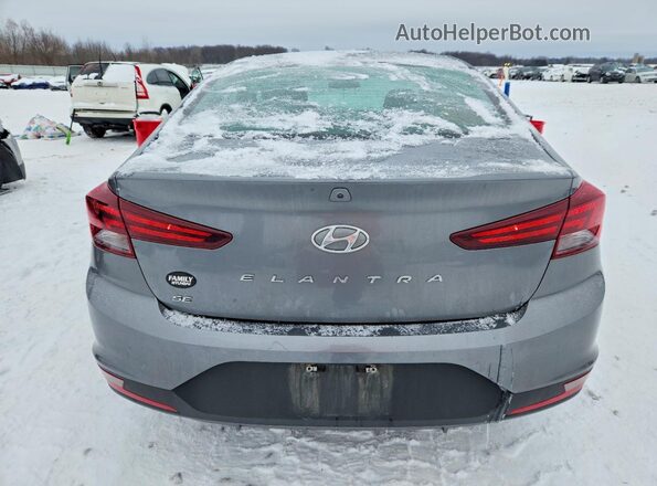 5NPD74LF3KH424864 2019 HYUNDAI ELANTRA Серый Вид сзади