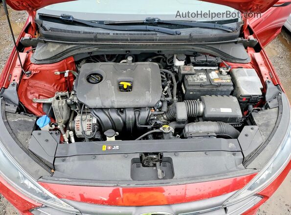 5NPD74LF3KH425593 2019 HYUNDAI ELANTRA Red Вид задньої частини салону