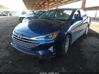 2019 Hyundai Elantra Se Blue vin: 5NPD74LF3KH456374