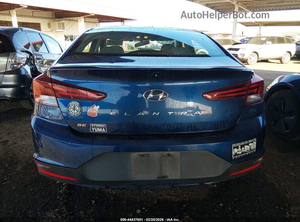 5NPD74LF3KH456374 2019 HYUNDAI ELANTRA Blue 