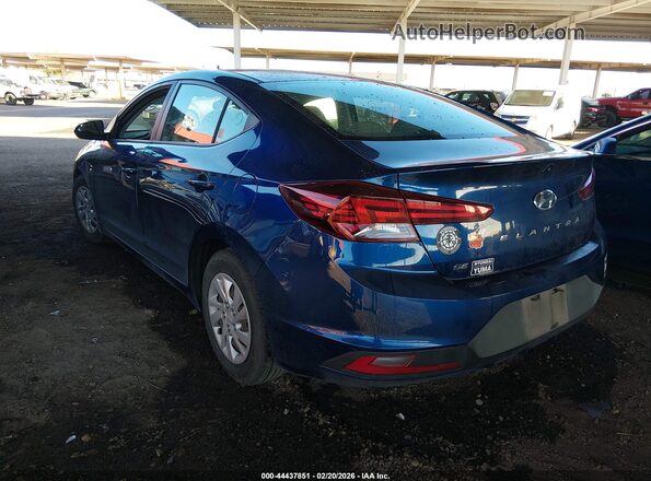 5NPD74LF3KH456374 2019 HYUNDAI ELANTRA Blue უკანა მარცხენა