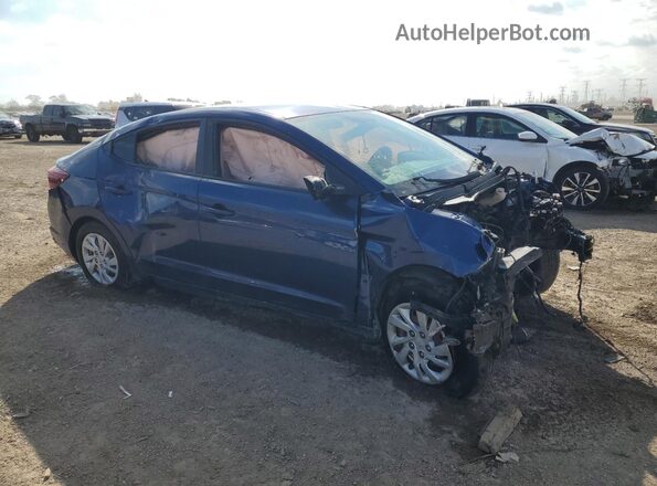 5NPD74LF4KH464029 2019 HYUNDAI ELANTRA Blue წინა მარჯვენა