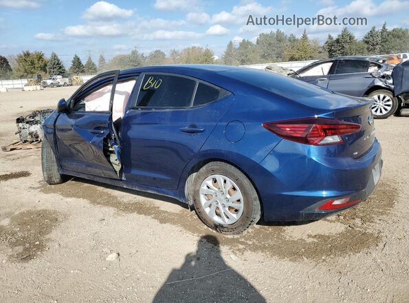 5NPD74LF4KH464029 2019 HYUNDAI ELANTRA Blue უკანა მარცხენა