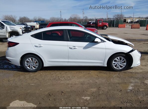 5NPD74LF6KH435681 2019 HYUNDAI ELANTRA Белый Вид задней части салона
