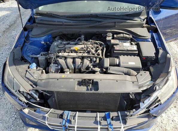 5NPD74LF6KH442419 2019 HYUNDAI ELANTRA Синий Вид задней части салона