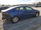 2019 Hyundai Elantra Se Синий vin: 5NPD74LF6KH442419