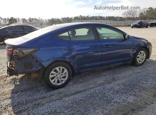 5NPD74LF6KH442419 2019 HYUNDAI ELANTRA Синий Задняя правая четверть