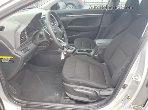 5NPD74LF7KH425340 2019 HYUNDAI ELANTRA Silver Widok wnętrza z przodu