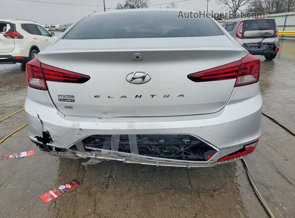 5NPD74LF7KH425340 2019 HYUNDAI ELANTRA Silver Widok z tyłu