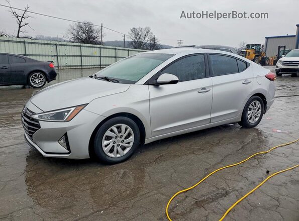 5NPD74LF7KH425340 2019 HYUNDAI ELANTRA Silver Przód lewy