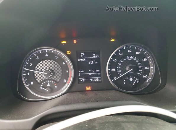 5NPD74LF7KH425340 2019 HYUNDAI ELANTRA Silver Widok zestawu wskaźników