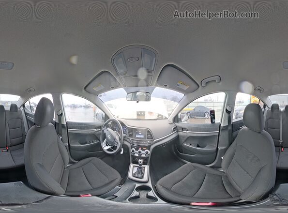 5NPD74LF7KH425340 2019 HYUNDAI ELANTRA Silver Widok wnętrza 360 stopni