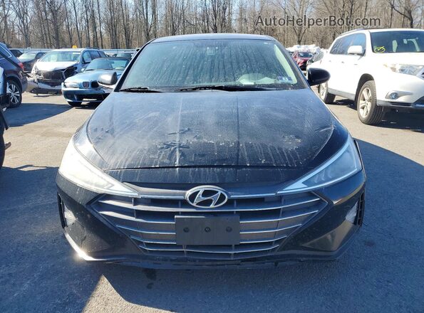 5NPD74LF7KH471976 2019 HYUNDAI ELANTRA Черный Вид спереди