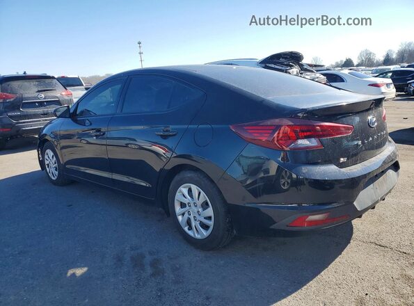 5NPD74LF7KH471976 2019 HYUNDAI ELANTRA Черный Задняя левая четверть
