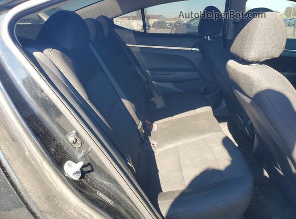 5NPD74LF7KH471976 2019 HYUNDAI ELANTRA Черный Вид задних сидений