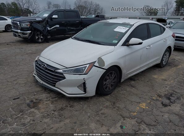 5NPD74LF9KH423444 2019 HYUNDAI ELANTRA Белый Передняя левая четверть