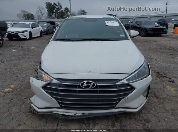 5NPD74LF9KH423444 2019 HYUNDAI ELANTRA Белый Вид щитка приборов