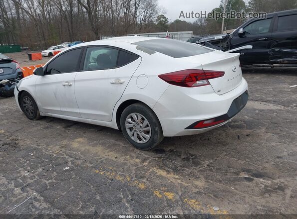 5NPD74LF9KH423444 2019 HYUNDAI ELANTRA Белый Задняя левая четверть