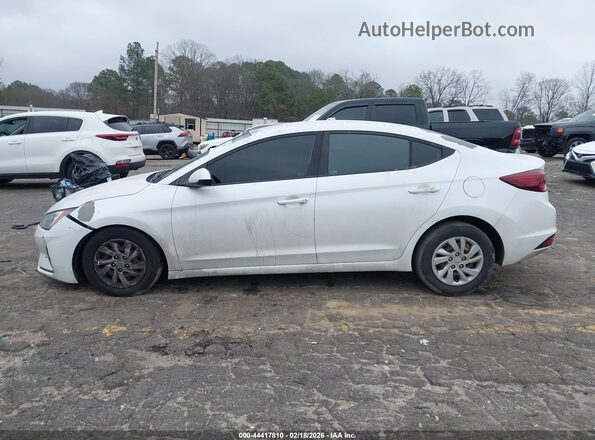 5NPD74LF9KH423444 2019 HYUNDAI ELANTRA Белый Панорамный вид салона 360°