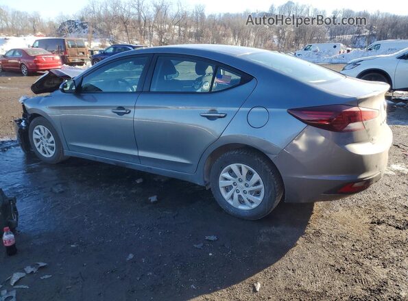 5NPD74LF9KH424965 2019 HYUNDAI ELANTRA Серый Задняя левая четверть