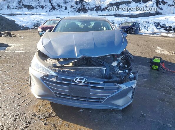 5NPD74LF9KH424965 2019 HYUNDAI ELANTRA Серый Вид спереди