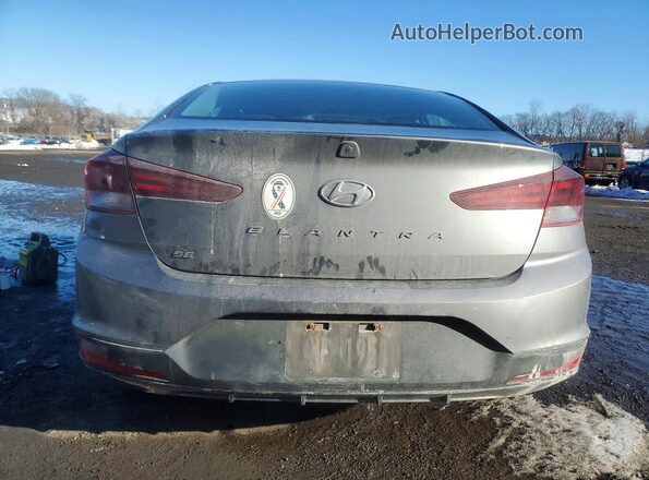 5NPD74LF9KH424965 2019 HYUNDAI ELANTRA Серый Вид сзади