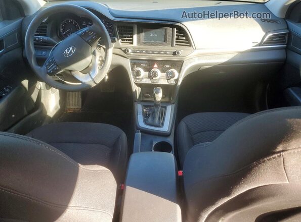 5NPD74LF9KH424965 2019 HYUNDAI ELANTRA Серый Вид панели приборов