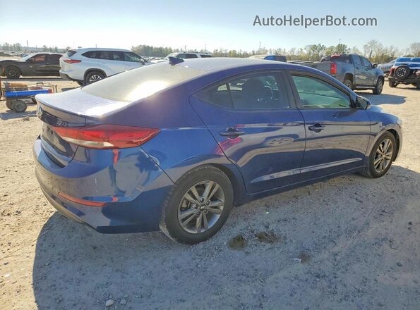5NPD84LF1JH232421 2018 HYUNDAI ELANTRA Синий Задняя правая четверть