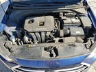 2018 Hyundai Elantra Sel Синий vin: 5NPD84LF1JH232421