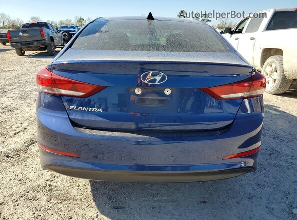 5NPD84LF1JH232421 2018 HYUNDAI ELANTRA Синий Вид сзади