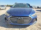 2018 Hyundai Elantra Sel Синий vin: 5NPD84LF1JH232421