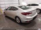2019 Hyundai Elantra Sel Silver vin: 5NPD84LF1KH427730