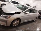 2019 Hyundai Elantra Sel Silver vin: 5NPD84LF1KH427730
