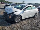 2019 Hyundai Elantra Sel Белый vin: 5NPD84LF1KH465622