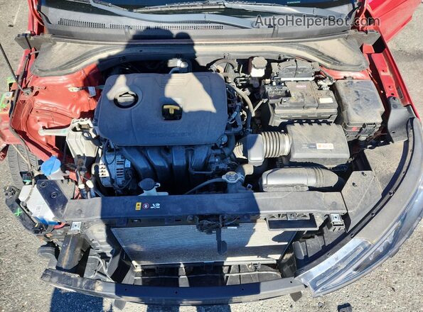 5NPD84LF1KH478340 2019 HYUNDAI ELANTRA Красный Вид задней части салона