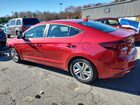 2019 Hyundai Elantra Sel Красный vin: 5NPD84LF1KH478340
