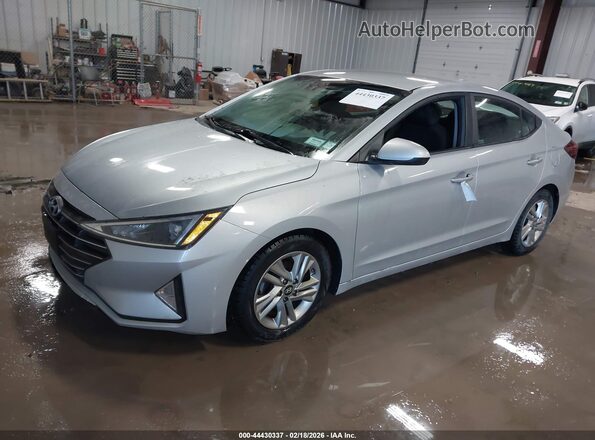 5NPD84LF2KH424951 2019 HYUNDAI ELANTRA Gray Vista tres cuartos delantera izquierda