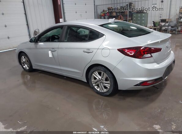 5NPD84LF2KH424951 2019 HYUNDAI ELANTRA Gray Trasero izquierdo