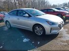 2019 Hyundai Elantra Sel Silver vin: 5NPD84LF2KH440941