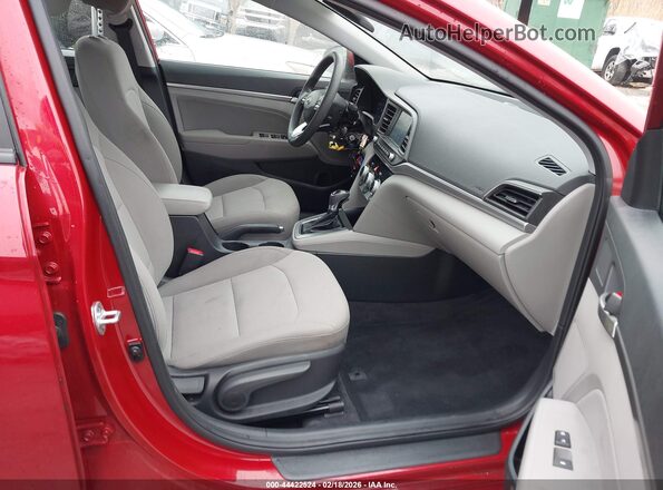 5NPD84LF2KH488830 2019 HYUNDAI ELANTRA Red Սալոնի դիմացի տեսք