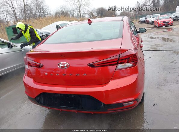 5NPD84LF2KH488830 2019 HYUNDAI ELANTRA Red 