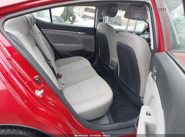 5NPD84LF2KH488830 2019 HYUNDAI ELANTRA Red VIN կոդի պիտակի տեսք