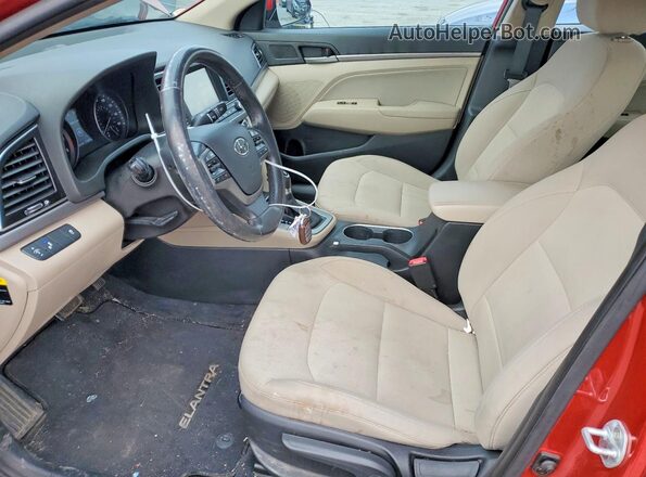5NPD84LF3HH110623 2017 HYUNDAI ELANTRA Red Սալոնի դիմացի տեսք
